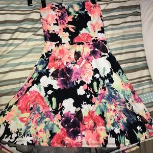 Strapless dress